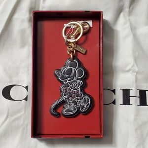 Coach Boxed Minnie Mouse Pose Bag Charm